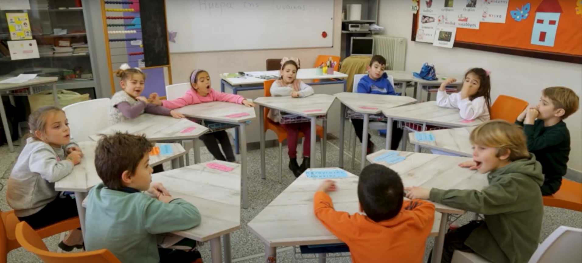 First class of Tolo Elementary School